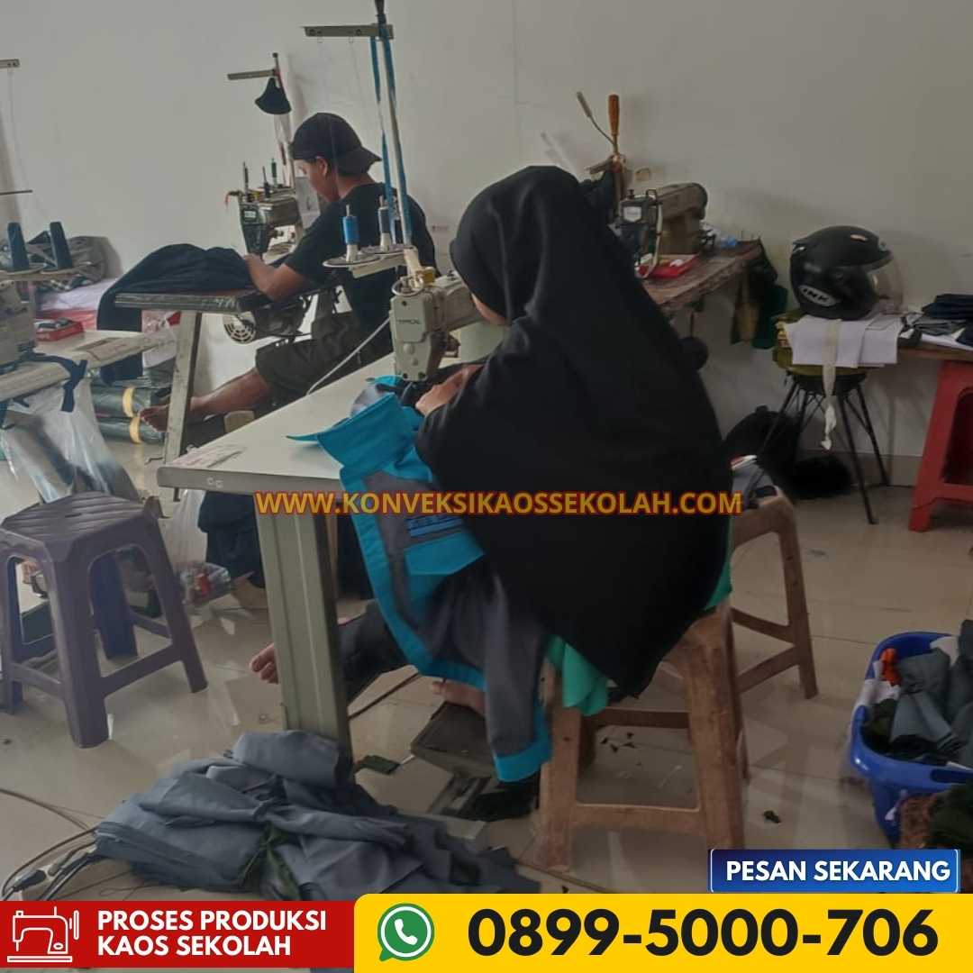 Proses Produksi Kaos Sekolah Di Bantul Kec. Srandakan Desa Poncosari