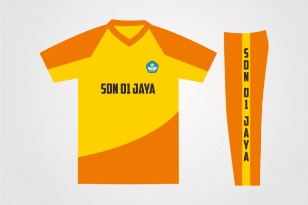 Kaos Olahraga Lengan Panjang Muslimah di Riau Siak Bunga Raya Desa Dayang Suri