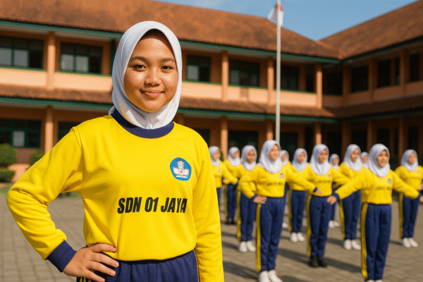 Kaos Seragam Olahraga Muslimah Keren di Papua Kota Jayapura Muara Tami Desa Koya Tengah