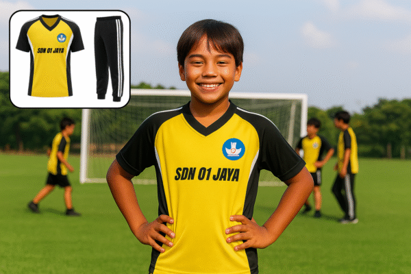 Kaos Seragam Olahraga Lengan Pendek di Sumatera Selatan Kota Palembang Sako Desa Sako Baru