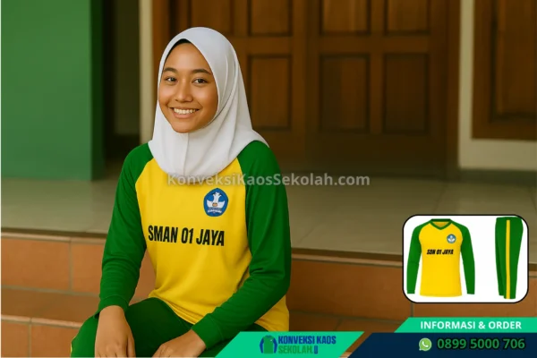 Baju Olahraga SMA Keren di Sumatera Selatan Kota Palembang Plaju Desa Plaju Darat