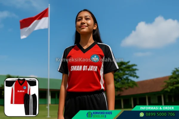 Baju Olahraga Untuk SD di Sumatera Selatan Kota Palembang Ilir Timur I Desa 16 Ilir