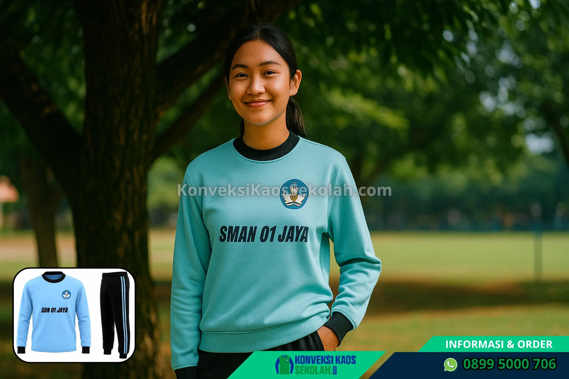 Kaos Olahraga Lengan Panjang SD Di Sumatera Selatan Kota Palembang Kalidoni Desa Sei Selincah