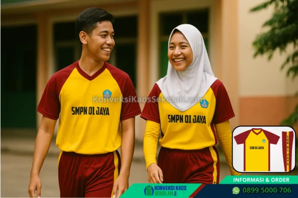 Baju Olahraga SMP di Jawa Tengah Wonogiri Slogohimo Desa Waru
