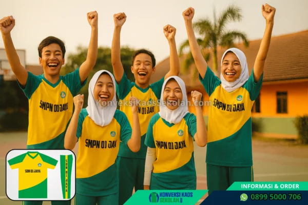 Contoh Baju Olahraga SMP di Jawa Tengah Boyolali Cepogo Desa Gedangan