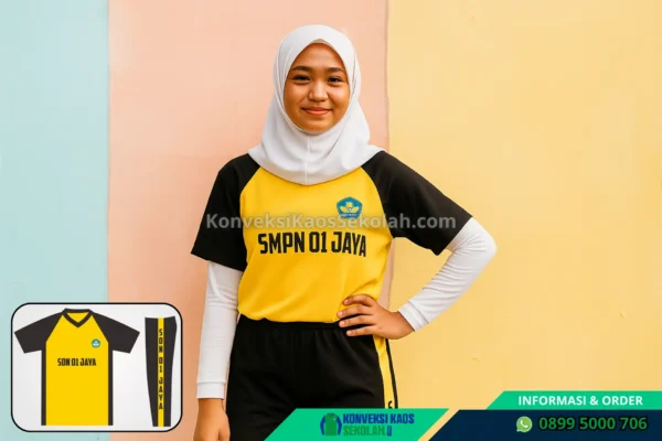 Contoh Baju Olahraga SMP di Jawa Tengah Temanggung Candiroto Desa Plosogaden