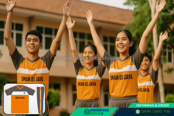 Seragam Baju Olahraga SMA di Jawa Tengah Blora Banjarejo Desa Jatisari