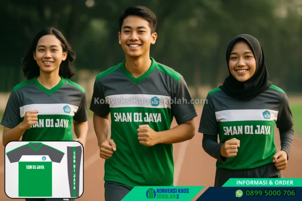 Seragam Kaos Olahraga SMA di Jawa Tengah Pemalang Warungpring Desa Pakembaran