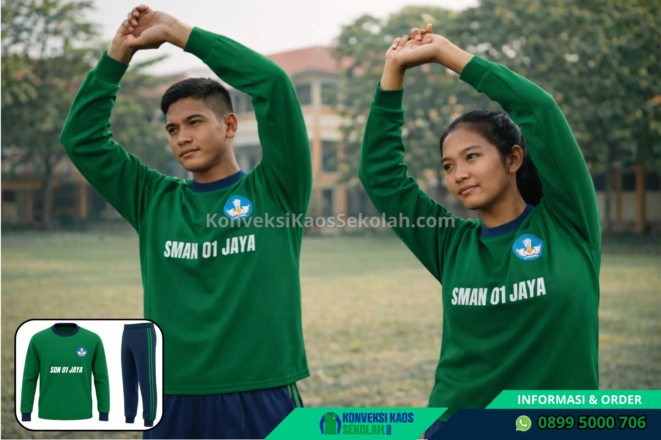 Kaos Olahraga Berkerah Lengan Panjang di Jawa Barat Majalengka Jatitujuh Desa Sumber Kulon