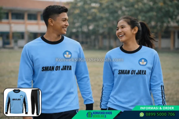 Kaos Olahraga Muslimah SMA di Jawa Barat Kuningan Sindangagung Desa Kertawangunan