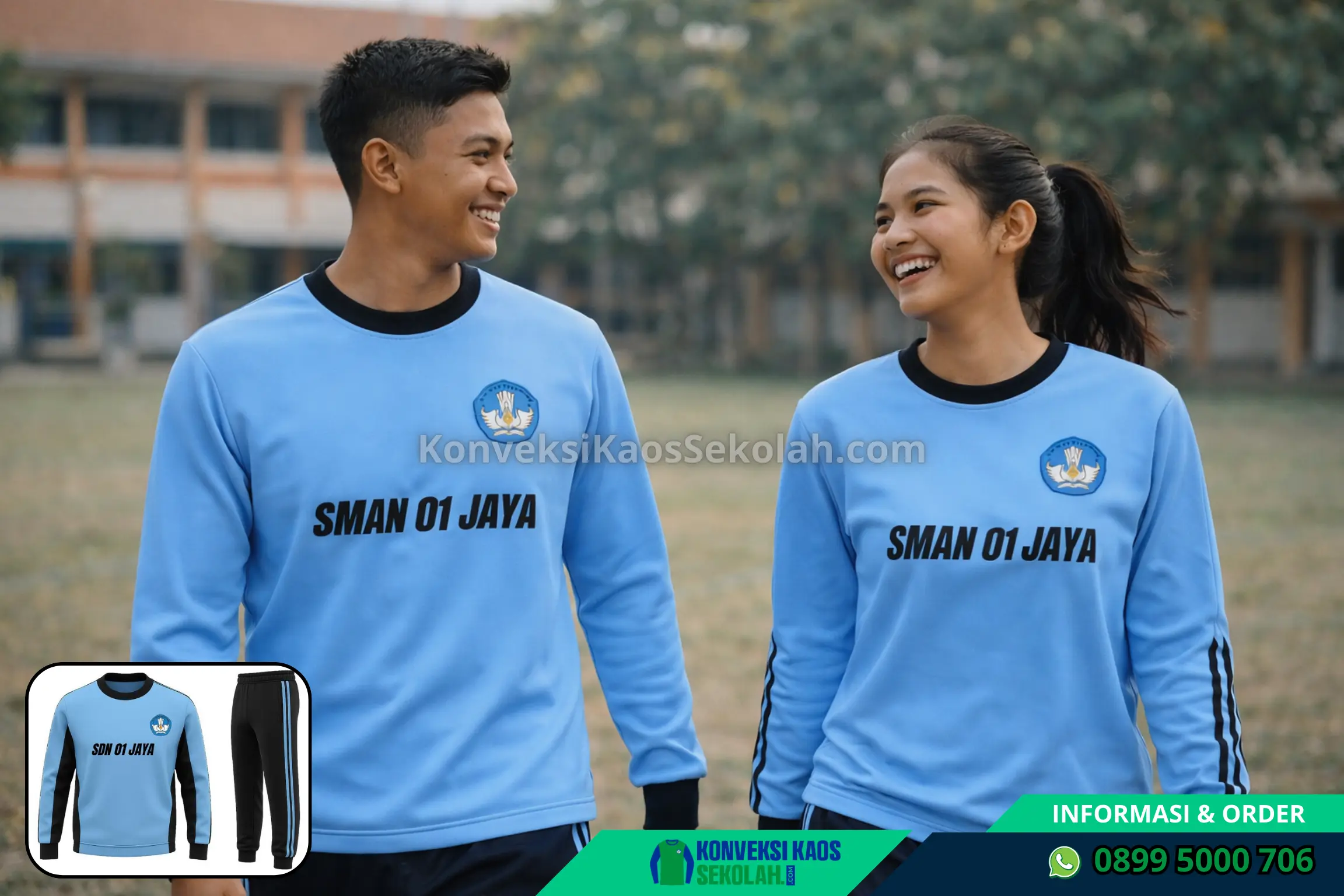 Kaos Olahraga Muslimah SMA di Jawa Barat Kuningan Sindangagung Desa Kertawangunan