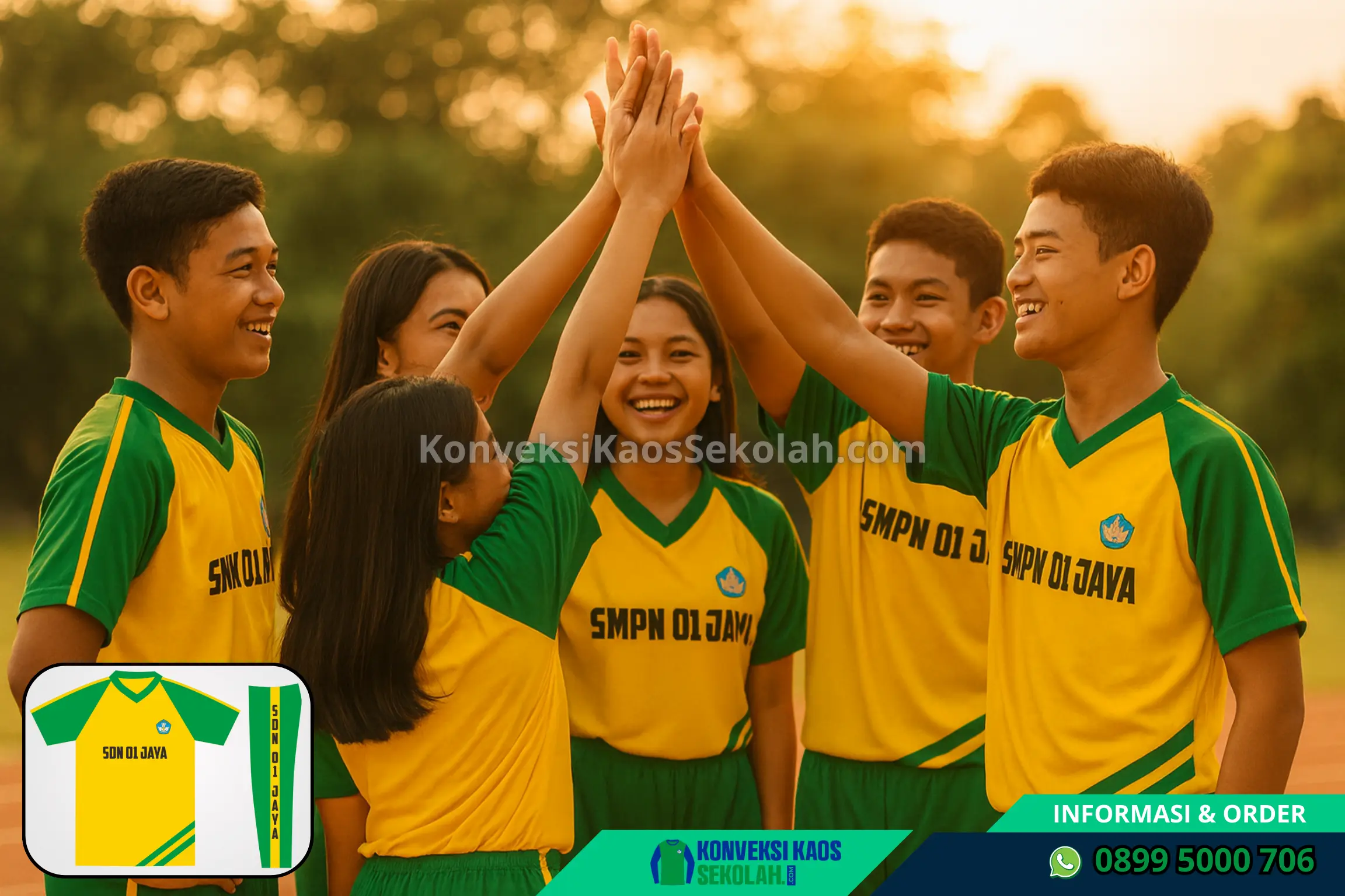 Seragam Kaos Olahraga SMP di Jawa Tengah Brebes Tanjung Desa Karangreja