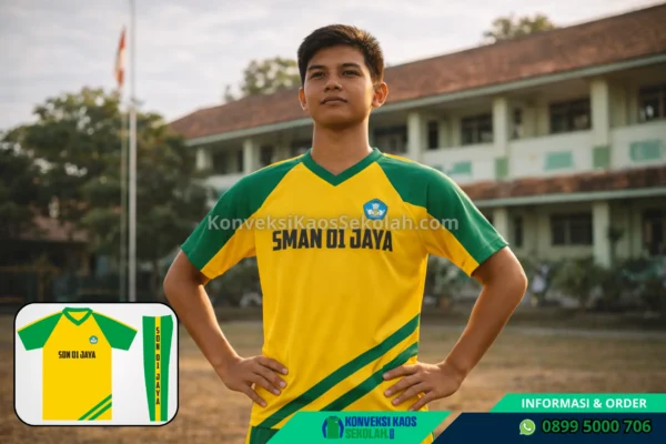 Setelan Kaos Olahraga Lengan Panjang di Jawa Timur Mojokerto Trawas Desa Ketapanrame